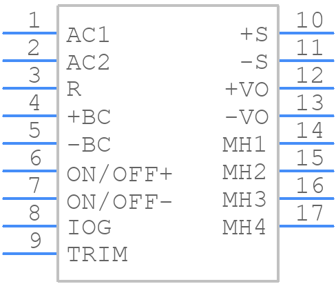 PDF700S120 - Cincon - PCB symbol