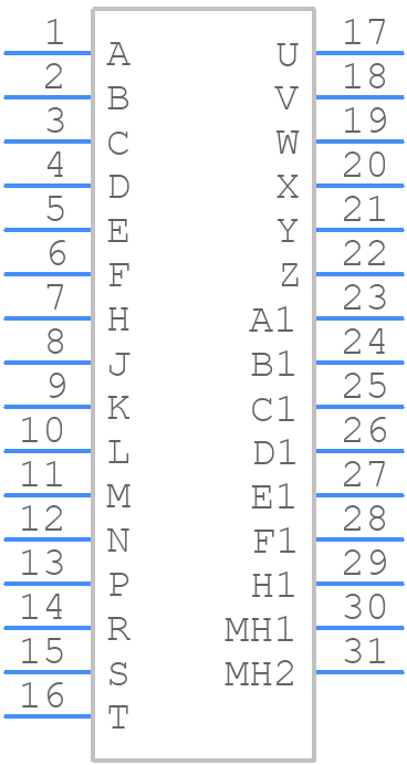 SGM29MDS4T0000/AA - Positronic - PCB symbol