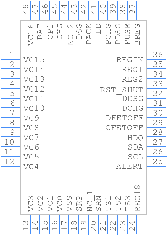 BQ7697202PFBR - Texas Instruments - PCB symbol
