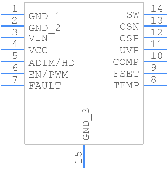 LP8868YQDMTRQ1 - Texas Instruments - PCB symbol