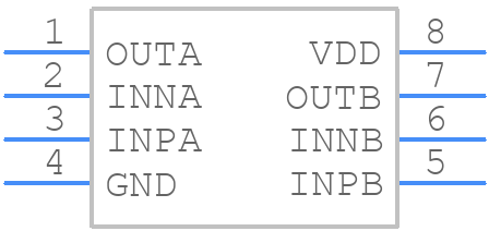 LMV358ARZ - HTCSEMI(Haitian Core) - PCB symbol