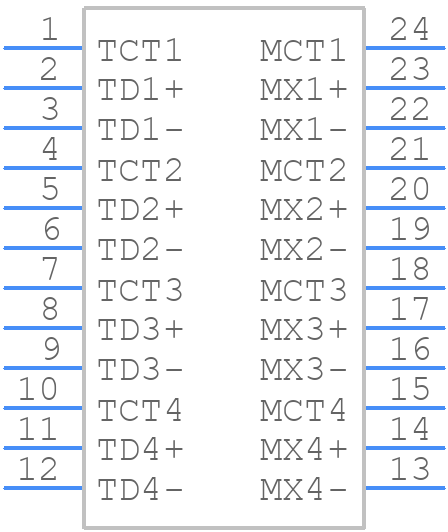 LAN3VSOS24151C2 - Eaton - PCB symbol