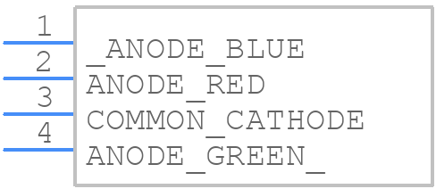 LL-509RGBC2E-002 - Luckylight - PCB symbol