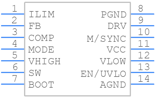 TPS61289RZPR - Texas Instruments - PCB symbol