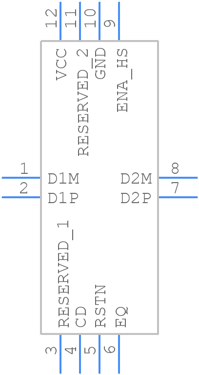 TUSB211ARWBRQ1 - Texas Instruments - PCB symbol