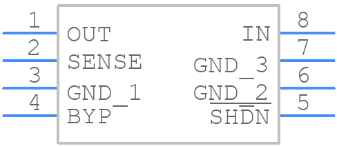 LT1763IS8-3#TRPBF - Analog Devices - PCB symbol
