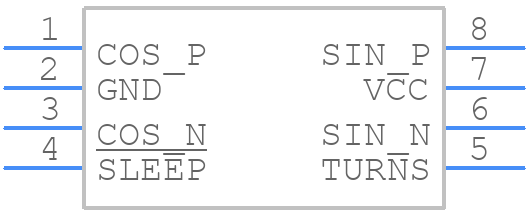 TMAG6181EDGKRQ1 - Texas Instruments - PCB symbol