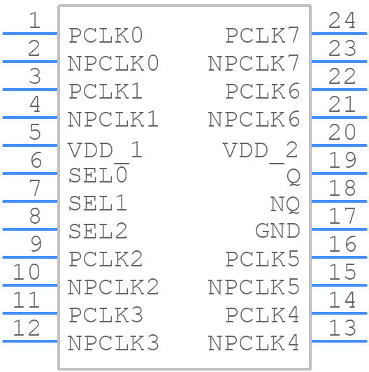 854S058AGILF - Renesas Electronics - PCB symbol