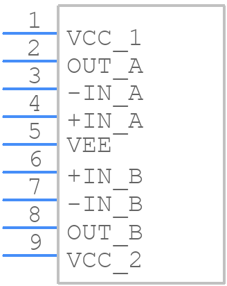 KIA4558S - KEC - PCB symbol
