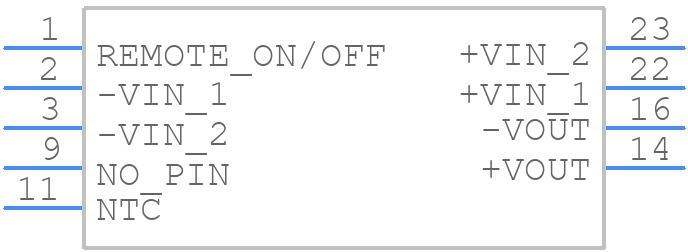 JTF1224S15 - XP POWER - PCB symbol