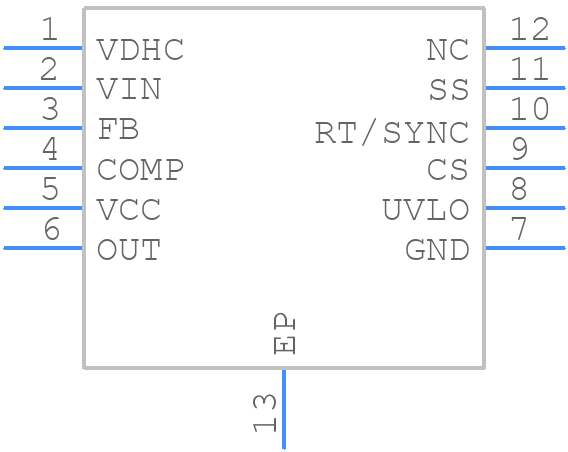 LM3430SD/NOPB - Texas Instruments - PCB symbol