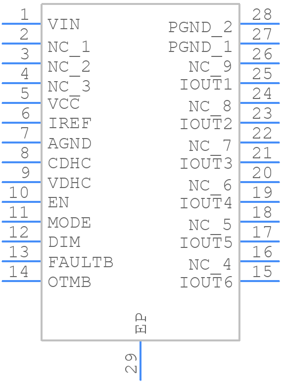 LM3432MH/NOPB - Texas Instruments - PCB symbol