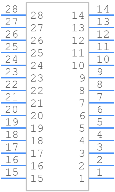 963332-1 - TE Connectivity - PCB symbol
