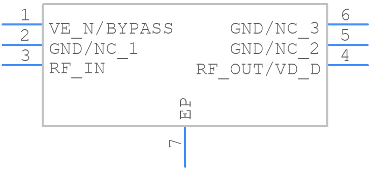 GRF2040 - Guerrilla RF - PCB symbol