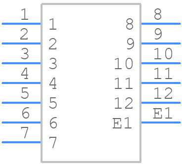 ACJS-MHDE - Amphenol Sine Systems - PCB symbol