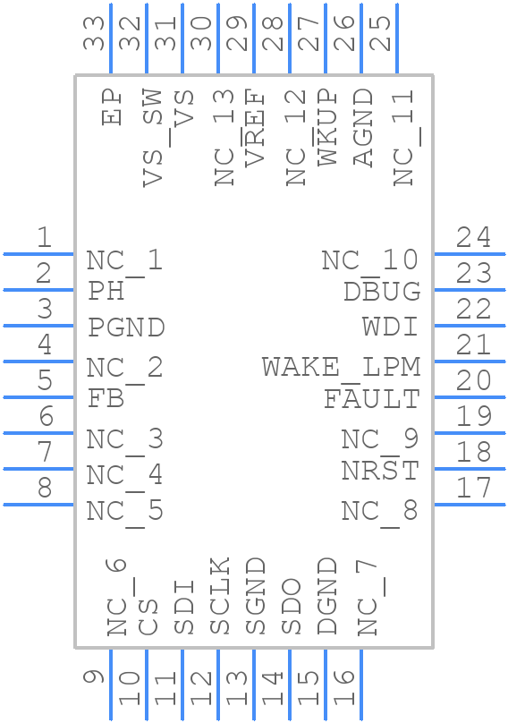 SPSA068 - STMicroelectronics - PCB symbol