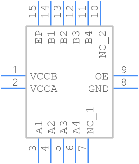 UM3304Q - UNION Semiconductor - PCB symbol