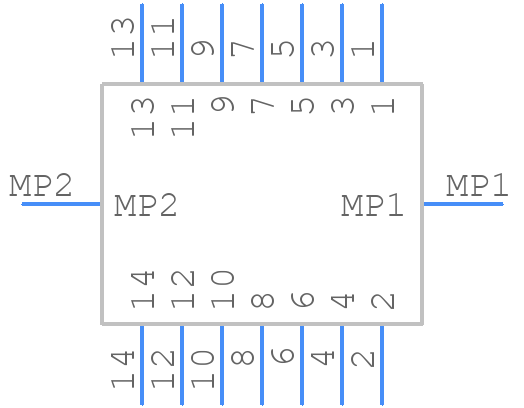 505433-1481 - Molex - PCB symbol