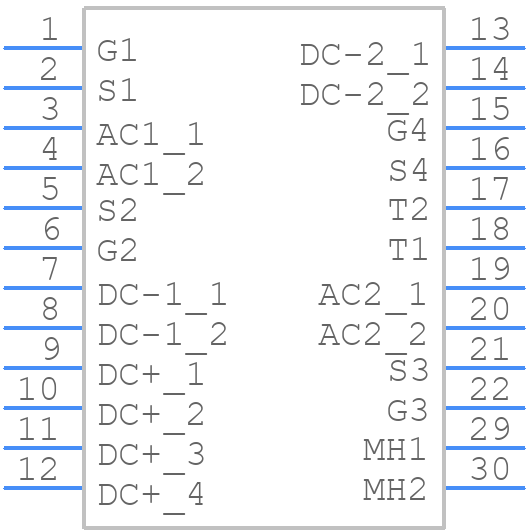 CBB021M12FM3T - Wolfspeed - PCB symbol