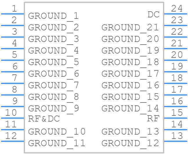 JEBT-4R2GW+ - Mini-Circuits - PCB symbol