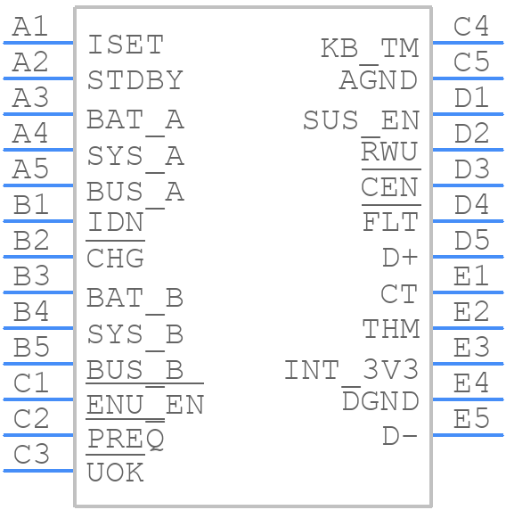 MAX8895VEWA+T - Analog Devices - PCB symbol
