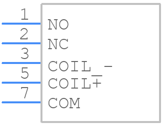 SIL05-1C90-51D - STANDEXMEDER - PCB symbol
