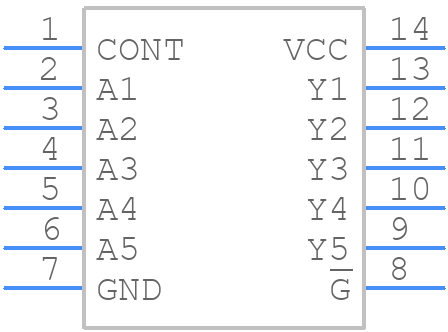 74VHC9126FT - Toshiba - PCB symbol