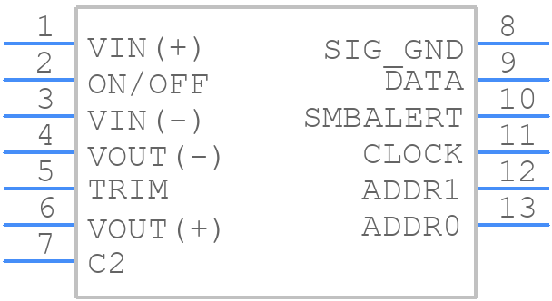 E48SC12030NRFH - Delta Electronics - PCB symbol