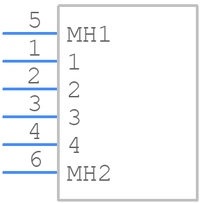 KA1-MV20405M2 - Harwin - PCB symbol