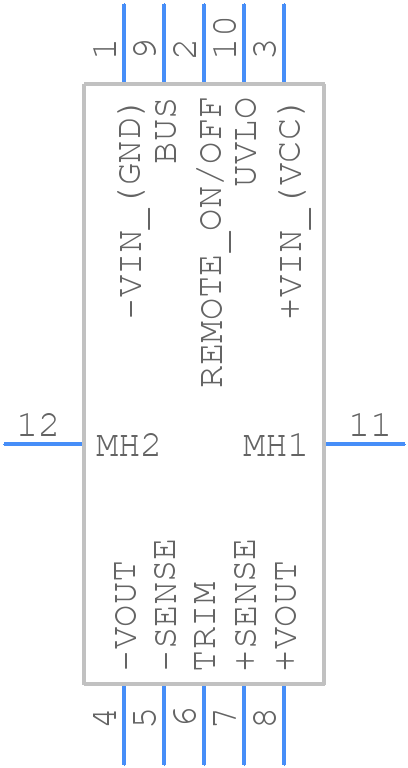 TEP60-3613UIR - Traco Power - PCB symbol