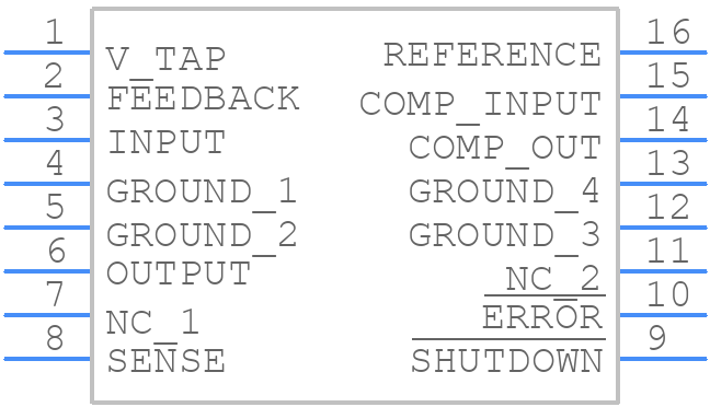 LP2953AMJ/883 - Texas Instruments - PCB symbol