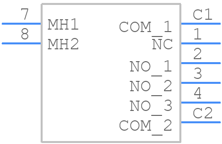 ASLB1470R - Apem - PCB symbol
