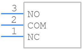 M-N12P1ES - NKK Switches - PCB symbol