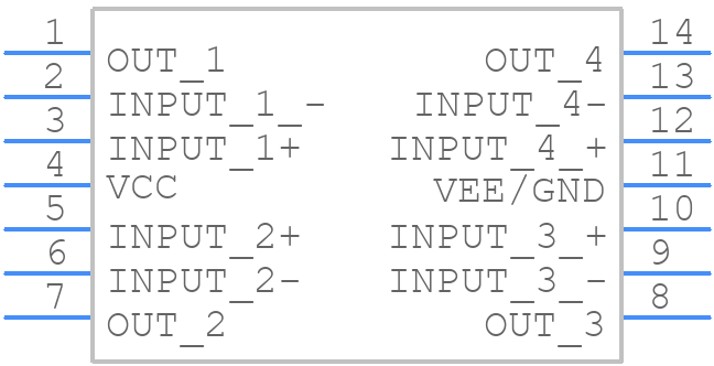 MC3303D - onsemi - PCB symbol