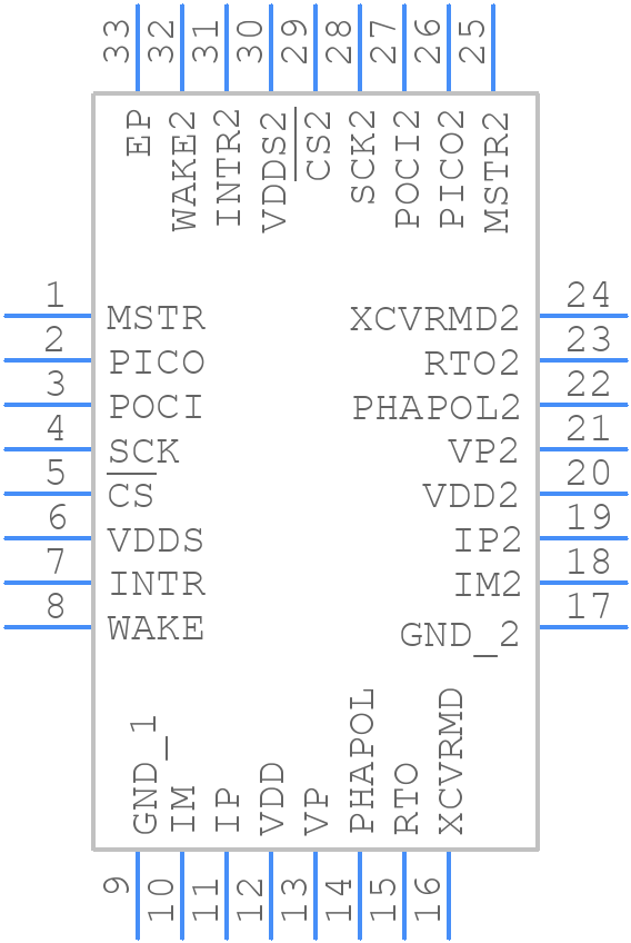 ADBMS6822CCSZ - Analog Devices - PCB symbol