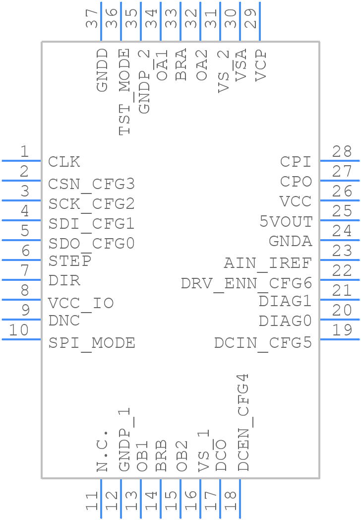 TMC2130-LAW - Analog Devices - PCB symbol