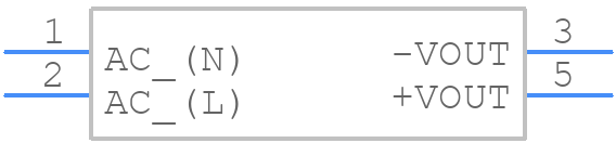 TMF 30112 - Traco Power - PCB symbol