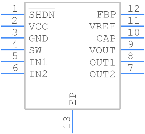 LT8415EDDB#TRMPBF - Analog Devices - PCB symbol