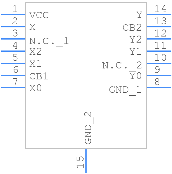 MAX4932ETD+ - Analog Devices - PCB symbol