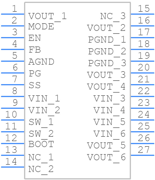 TPSM86638RCGR - Texas Instruments - PCB symbol