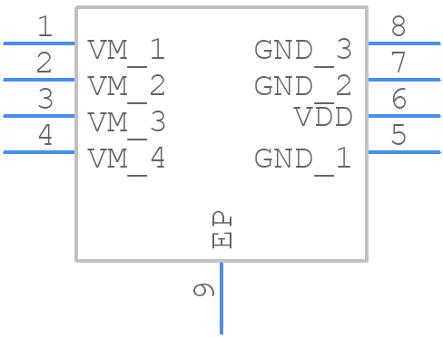 Xb8886a - Xysemi - PCB symbol