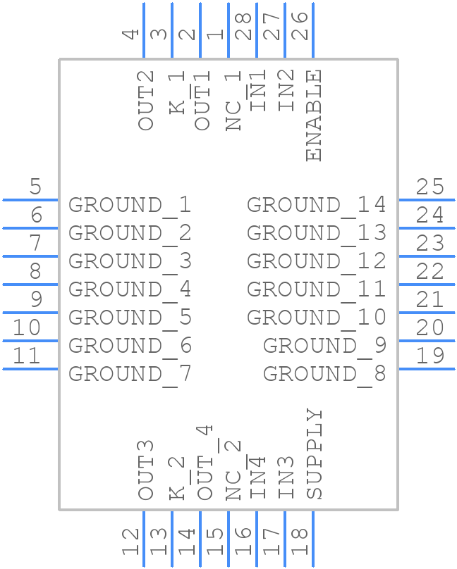 UDK2559EB - Allegro Microsystems - PCB symbol
