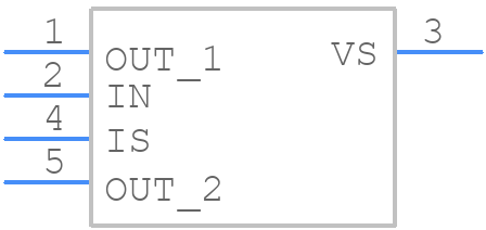 BTS50025-1TEA - Infineon - PCB symbol
