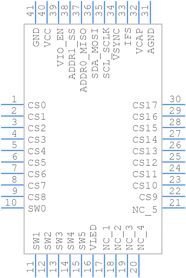 LP5866TMRKPR - Texas Instruments - PCB symbol