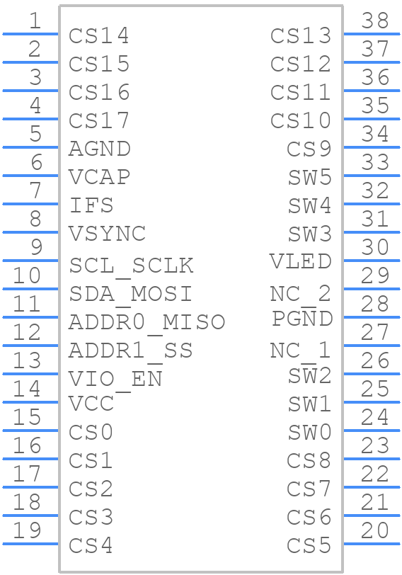 LP5866DBTR - Texas Instruments - PCB symbol