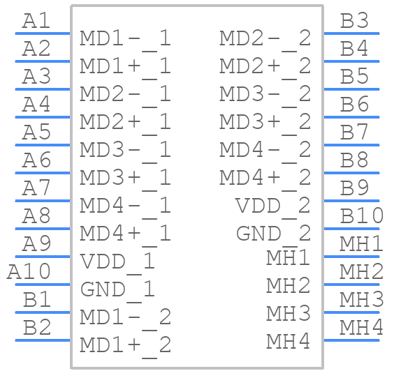 JXC0-1015NL - Yageo Group - PCB symbol