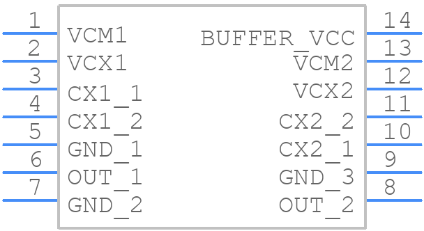 MC4024P - Motorola - PCB symbol