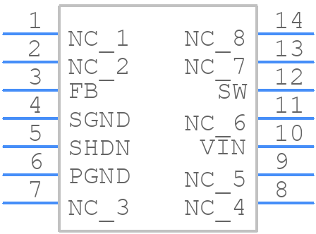 MIC4574-3.3BWM - Microchip - PCB symbol