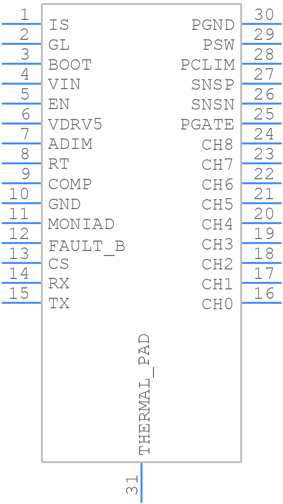 BD18364EFV-ME2 - ROHM Semiconductor - PCB symbol