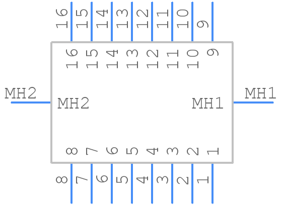 15-97-7162 - Molex - PCB symbol